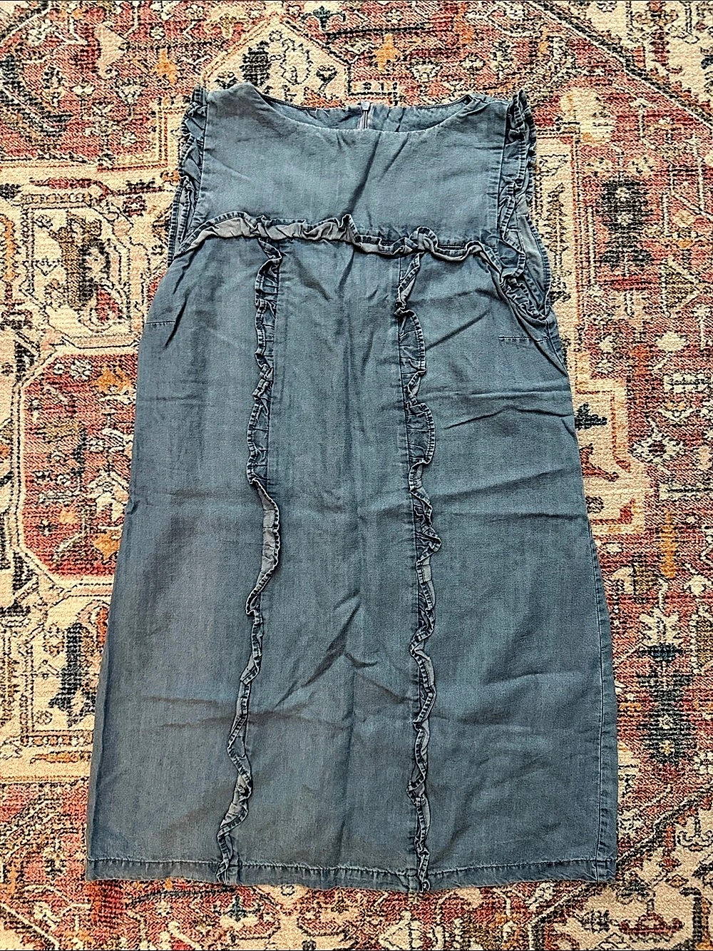 Zara Woman Denim Mini dress